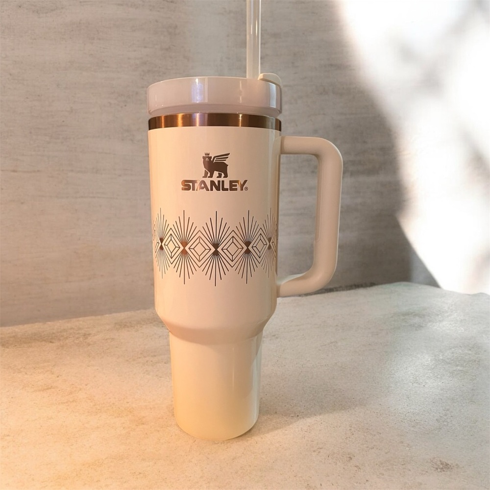 Stanley Cream Patterned Mug